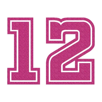 Polep vozidla Startovní číslo 12 typ 5 (90 - Ultra Metalic růžová) SAMOLEPKA NA AUTO, NÁLEPKA, FÓLIE, POLEP, TUNING, VLASTNÍ TEXT, TISK, AUTOSAMOLEPKY.cz, POLEPY, OBRÁZEK, LOGO, 3D STICKERS