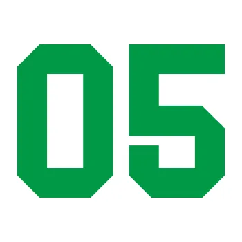 Polep vozidla Startovní číslo 05 (12 - zelená) SAMOLEPKA NA AUTO, NÁLEPKA, FÓLIE, POLEP, TUNING, VLASTNÍ TEXT, TISK, AUTOSAMOLEPKY.cz, POLEPY, OBRÁZEK, LOGO, 3D STICKERS