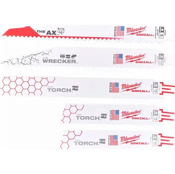 Pilový plátek MILWAUKEE Sada pilových plátků SAWZALL 5 ks