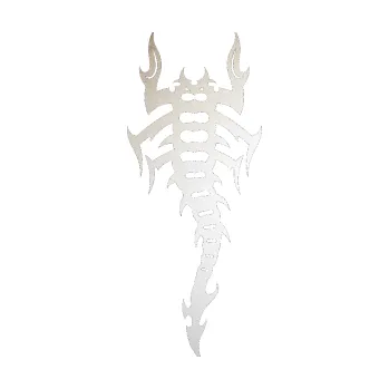 Polep vozidla Štír 007 pravá (82 - odrazková reflexní bílá) SAMOLEPKA NA AUTO, NÁLEPKA, FÓLIE, POLEP, TUNING, VLASTNÍ TEXT, TISK, AUTOSAMOLEPKY.cz, POLEPY, OBRÁZEK, LOGO, 3D STICKERS