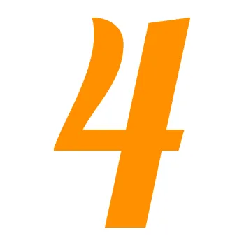 Polep vozidla Startovní číslo 4 typ 3 (06 - oranžová) SAMOLEPKA NA AUTO, NÁLEPKA, FÓLIE, POLEP, TUNING, VLASTNÍ TEXT, TISK, AUTOSAMOLEPKY.cz, POLEPY, OBRÁZEK, LOGO, 3D STICKERS