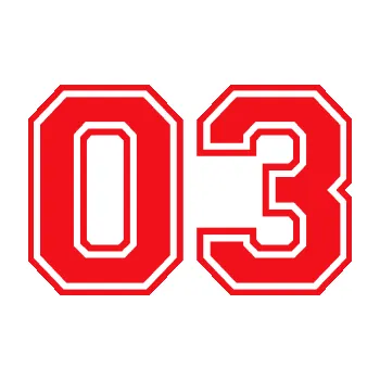 Polep vozidla Startovní číslo 03 typ 4 (10 - červená) SAMOLEPKA NA AUTO, NÁLEPKA, FÓLIE, POLEP, TUNING, VLASTNÍ TEXT, TISK, AUTOSAMOLEPKY.cz, POLEPY, OBRÁZEK, LOGO, 3D STICKERS