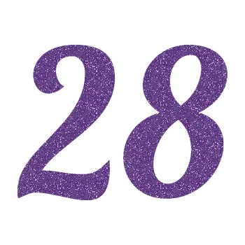 Polep vozidla Startovní číslo 28 typ 3 (87 - Ultra Metalic fialová) SAMOLEPKA NA AUTO, NÁLEPKA, FÓLIE, POLEP, TUNING, VLASTNÍ TEXT, TISK, AUTOSAMOLEPKY.cz, POLEPY, OBRÁZEK, LOGO, 3D STICKERS