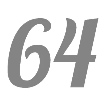 Polep vozidla Startovní číslo 64 typ 3 (17 - šedá) SAMOLEPKA NA AUTO, NÁLEPKA, FÓLIE, POLEP, TUNING, VLASTNÍ TEXT, TISK, AUTOSAMOLEPKY.cz, POLEPY, OBRÁZEK, LOGO, 3D STICKERS