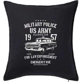 Polštář Army Classic Car - Polštář 50x50 - 50x50 - Pouze potah ( Černá )