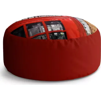 Sedací pytel Kulatý taburet Circle Londýn 3: 38x48 cm - Sablio