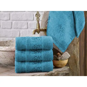 XPOSE® Bambusová osuška CATANIA - tyrkysová 70x140 cm, Bambus + Prodloužená možnost vrácení zboží do 50 dnů