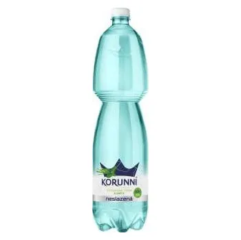 Voda Minerální voda Korunní - neslazená, máta, jemně perlivá, 6 x 1,5 l