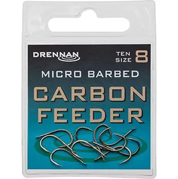 Rybářský háček Drennan háčky Carbon Feeder vel. 10