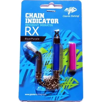 Signalizace záběru Giants Fishing řetízkový indikátor Chain Indicator RX Blue/Purple