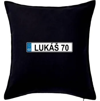 Polštář SPZ Lukáš 70 - Polštář 50x50 - 50x50 - Pouze potah ( Černá )