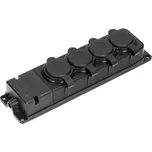 ORNO OR-AE-13167 zásuvka odolná gumová, 4x 230V, IP44