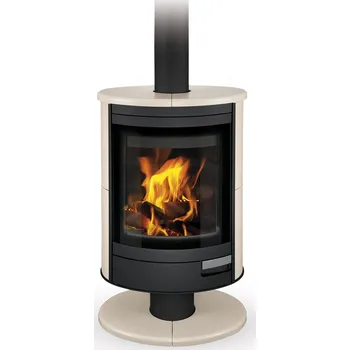 Krbová kamna ROMOTOP STROMBOLI N02, travertin tmavý