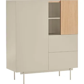 Komoda Béžová dubová komoda Teulat Otto 100 x 40 cm