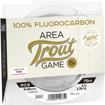 Lucky John fluorocarbon Area Trout Game Pink Line 75m 0,283mm 5,55kg