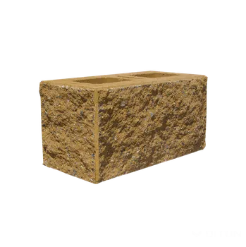 DITON Tvárnice plotová s FAZETOU PT C rohová Okrová