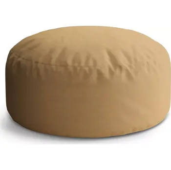 Sedací pytel Kulatý taburet Circle Béžová: 38x48 cm - Sablio