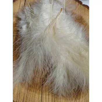 Pštrosí peří délka 9-16 cm barva vanilková