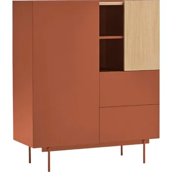 Komoda Teulat Otto Dub Cihlově Červená