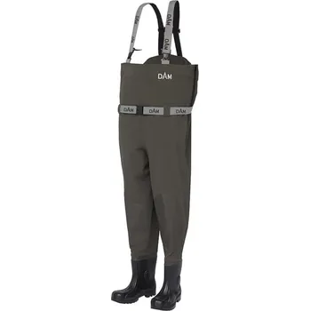 DAM brodící kalhoty FlexFit Chest Wader Cleated vel. 46