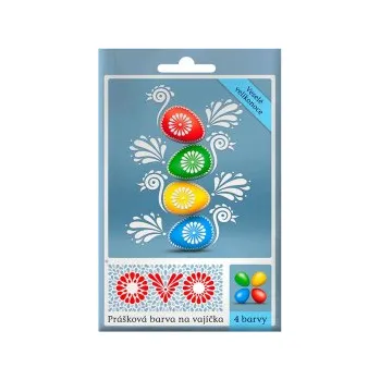 Velikonoční dekorace OVO Velikonoční barvy na vajíčka 4 barvy 5 g
