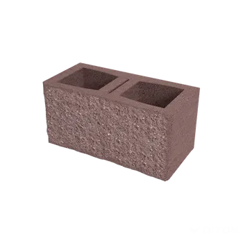 DITON Tvárnice plotová s FAZETOU PT B oboustranná Hnědá