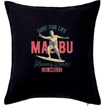 Polštář Surf for Life Los Angeles - Polštář 50x50 - 50x50 - Pouze potah ( Černá )