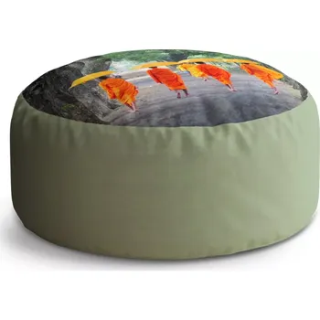 Sedací pytel Kulatý taburet Circle Mniši: 38x48 cm - Sablio