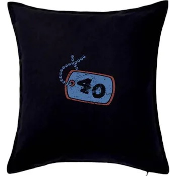 Polštář 40 na krku - Polštář 50x50 - 50x50 - Pouze potah ( Černá )