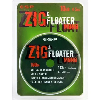ESP vlasec Zig&Floater Mono 100m 10lb 0,26mm 4,5kg