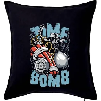 Polštář Time bomb - Polštář 50x50 - 50x50 - Pouze potah ( Černá )