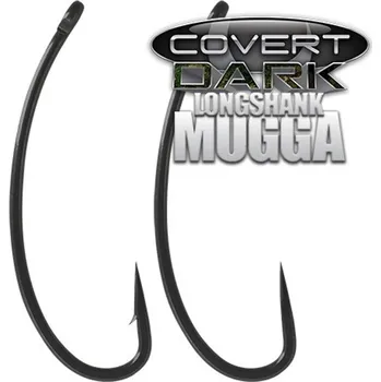 Rybářský háček Gardner háčky bez protihrotu Covert Dark Longshank Mugga Barbless vel. 6