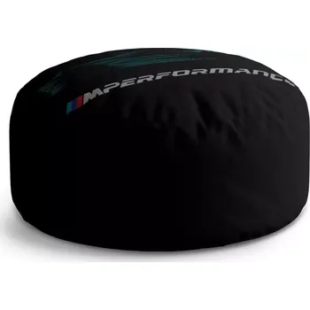 Sedací pytel Kulatý taburet Circle MPERFORMANCE Glow: 38x48 cm - Sablio