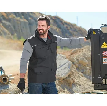 pracovní vesta Pracovní vesta pracovní oděvy e.s. City-vest velikost L šedá/černá Strauss