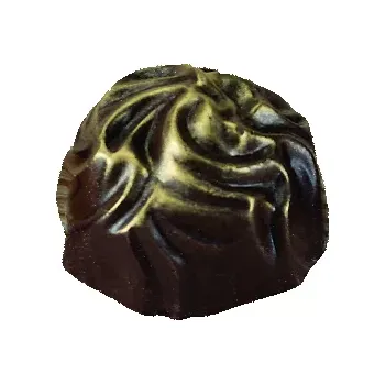 Čokoládová tyčinka Polykarbonátová forma na pralinky, kulaté - květina, 40 ks x 8 g, 29x21 mm - MA1037 | MARTELLATO, Classic