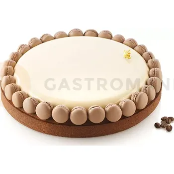 Výroba svíčky Sada na koláče - prsten 250 mm + silikonová forma | SILIKOMART, Kit Tarte Ring Round