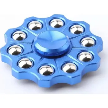 Gadget Fidget spinner kulatý KOVOVÝ s ocelovými kuličkami