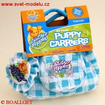 ZHU ZHU TAŠKA NA PŘENÁŠENÍ PEJSKA MODRO BÍLÁ WEAR 81204