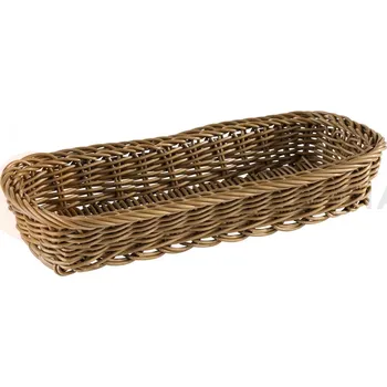 Příbor Obdelníkový košík na příbory 27 x 10 x 4,5 cm, hnědý | APS, Economic