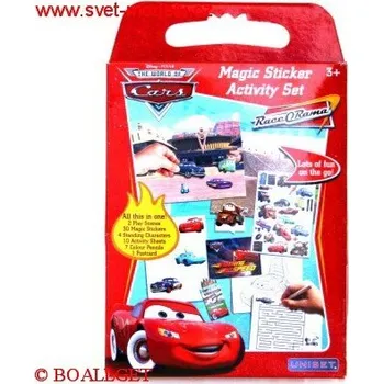 Dřevěná hračka UNISET ACTIVITY SET CARS 9210