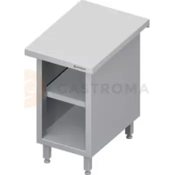 Kuchyňská linka Centrální stůl se dvěma policemi, vrchní deska z nerezové oceli, 500x735x880 mm | STALGAST, ST 234