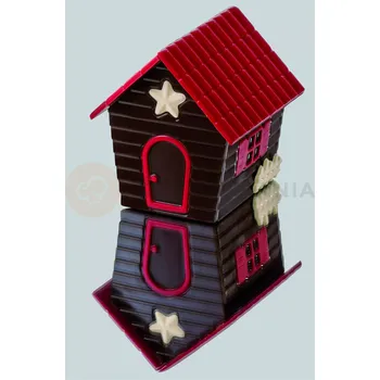 Čokoládová tyčinka Forma na čokoládu - sladký domeček, 2 ks x 280g, 108x116x118 mm - 20HO01 | MARTELLATO, Xmas Puzzle