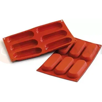 Kuchyňská sůl Silikonová forma SF103 SAVOIARDO na piškoty 127,5x47x17 mm | SILIKOMART, Ellipse