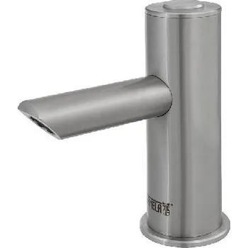 Vodovodní baterie Sanela Piezo baterie - Nerezová umyvadlová baterie Piezo, 1 druh vody, bateriové napájení, antivandal SLU 91PDB
