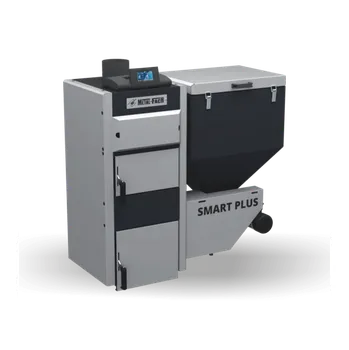 Kotel METAL-FACH SMART PLUS 15 kW automatický zapalovač uhlí (Jednotka Platinum, litinový retortový hořák EKOENERGIA II)