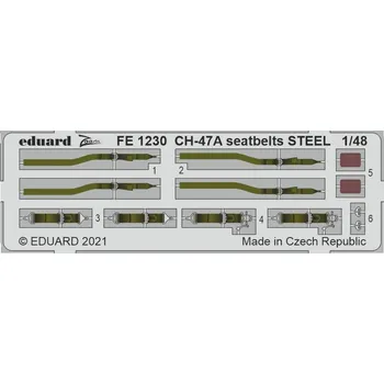 1/48 CH-47A seatbelts STEEL (HOBBYB)