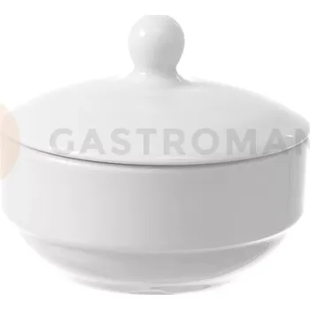 Cukřenka Cukřenka s víkem z porcelánu, Ø 10 cm, bílá | FINE DINE, Bianco