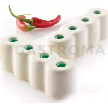 Kuchyňská sůl Silikonová forma 600x400 mm SQ025 Four Zero, 24x 103 ml, 117x33,4x33 mm | SILIKOMART, 60x40 Sessanta Quaranta