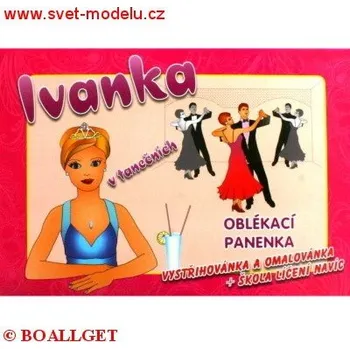 Panenka Zadražil Vystřihovánka Ivanka oblékací panenka 990676