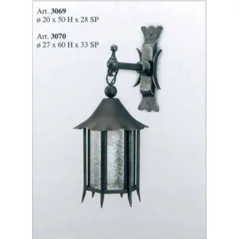 Venkovní osvětlení Kovaná lucerna model 3069